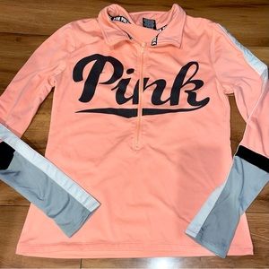 VS Pink Peach Quarter-Zip